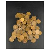 100 Miscellaneous Dated Wheat Pennies