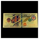 NFL Chicago Bears Gold Foil Bill