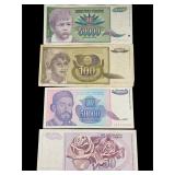Lot Of Foreign Paper Money