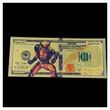 $100 Wolverine Gold Foil Bill