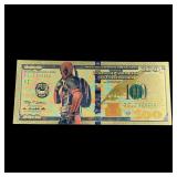 $100 DeadPool Gold Foil Bill