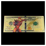 $100 Ironman Gold Foil Bill