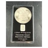 T Coast Precious Metals One Grain .999 Fine Silver