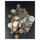 One Pound Bag of Foreign Coins