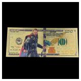 $100 Thor Gold Foil Bill