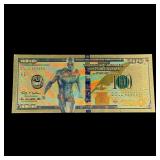 $100 Silver Surfer Gold Foil Bill