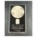 T Coast Precious Metals One Grain .999 Fine Silver