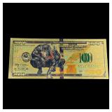 $100 Venom Gold Foil Bill