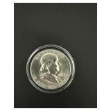 1963-D Ben Franklin Silver Half Dollar