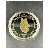 Police Officer K-9 Challenge Coin