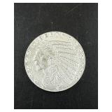 1/10 Troy OZ .999 Fine Silver Round