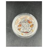 Firemen Challenge Coin First In Last Out