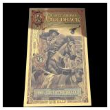 1/2 Oklahoma GoldBack 1/2000th Troy Ounce 24K Gold