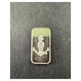 1 Gram .999 Fine Silver Bar