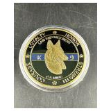 Police Officer K-9 Challenge Coin