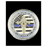 Policemen's Prayer Challenge Coin