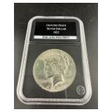 1922-P Peace Dollar PCS Stamps & Coins in Case
