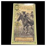 1 Oklahoma GoldBack 1/1000th Troy Ounce 24K Gold