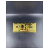 Collectible Redskins Gold Foiled Bill