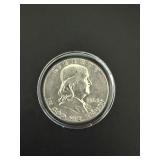 1963 Ben Franklin Silver Half Dollar