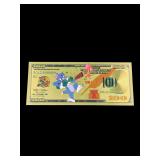 Tom & Jerry Gold Foiled Bill