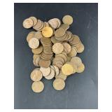 100 Miscellaneous Dated Wheat Pennies