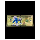 Collectible Gold Foil Bill Smurfs