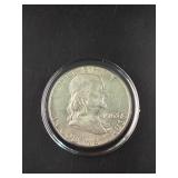 1963 Ben Franklin Silver Half Dollar