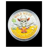 Wild Wild West Dead & Buried Challenge Coin