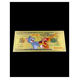 Tom & Jerry Gold Foiled Bill