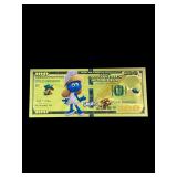 Collectible Gold Foil Bill Smurfs