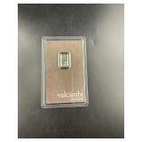 Valcambi Suisse 1 Gram .999.5 Fine Platinum Bar