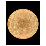 One AVDP Ounce .999 Fine Copper Round BigFoot