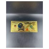 Collectible Philadelphia Eagles Gold Foiled Bill