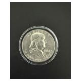 1963 Ben Franklin Silver Half Dollar