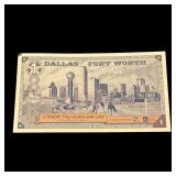 1 Dallas GoldBack 1/1000th Troy Ounce 24K Gold