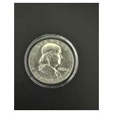 1962 Ben Franklin Silver Half Dollar