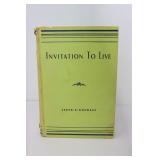 Invitation To Live LLOYD C DOUGLAS