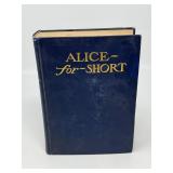 Alice For Short Copyright 1907