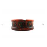 Handcrafted Copper & Emerald Swirl Resin Ashtray