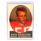 1958 Topps #56 Matt Hazeltine San Francisco 49ers