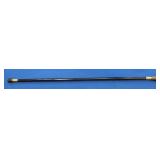 Decorative Walking Cane Black Shaft Faux