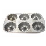 Vintage Aluminum Mini Bundt Cake Pan