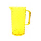 Yellow Diamond Pattern Plastic Pitcher