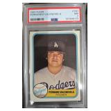 Fernando Valenzuela 1981 Fleer #140- PSA 7