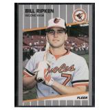 1989 Fleer #616e Bill Ripken : White scribble...