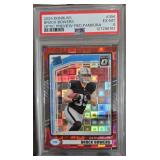Brock Bowers 2024 Donruss RR #394 RD Pand PSA 6