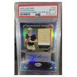 Tyler Shough 2025 Fresh Fab #TSH Au Mir. Blu PSA 8