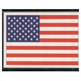 1991 Score #737a American Flag : 'ï¿½ 1991 SCORE'...