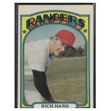 1972 Topps #317 Rich Hand